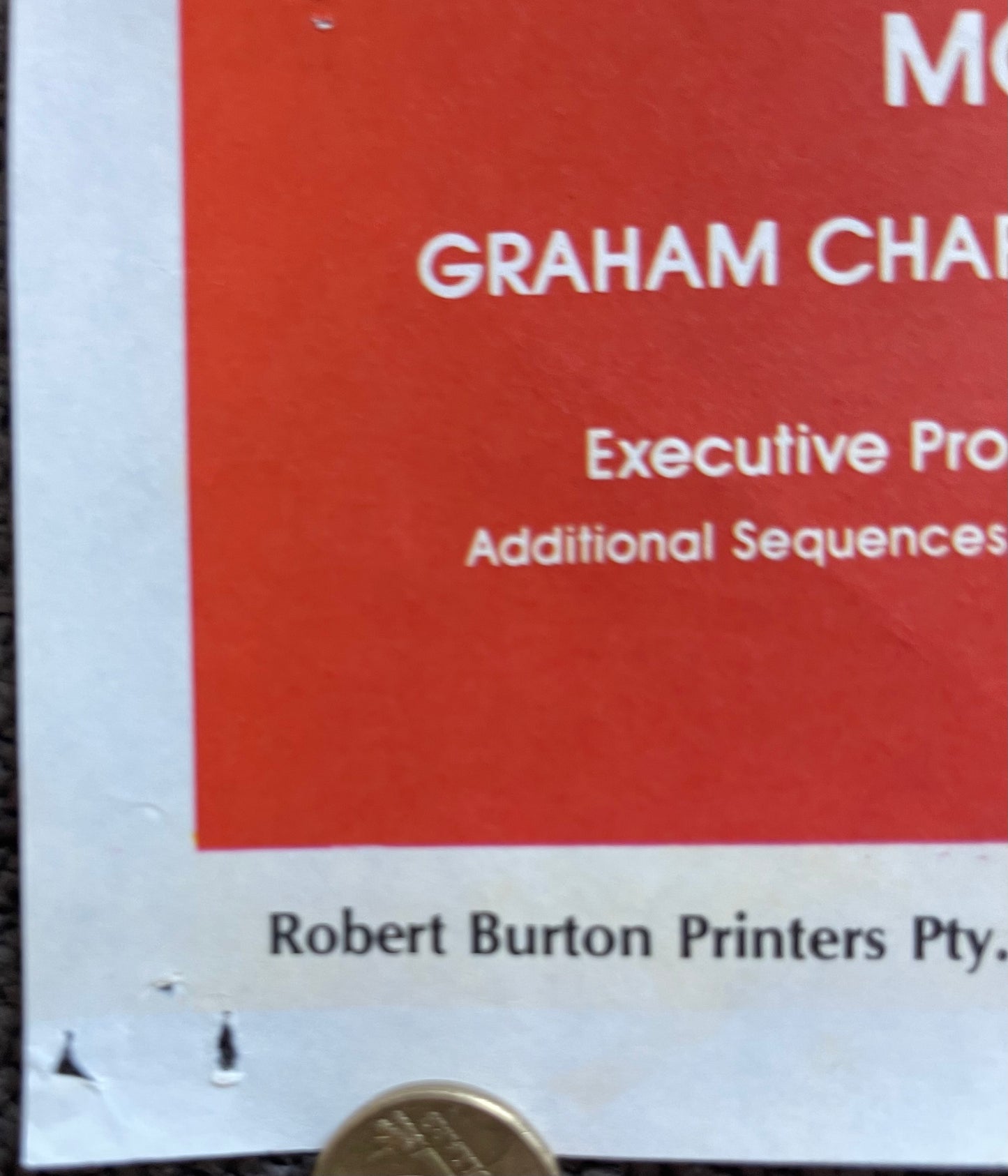 Monty Python - Live at the Hollywood Bowl (1982) - Daybill