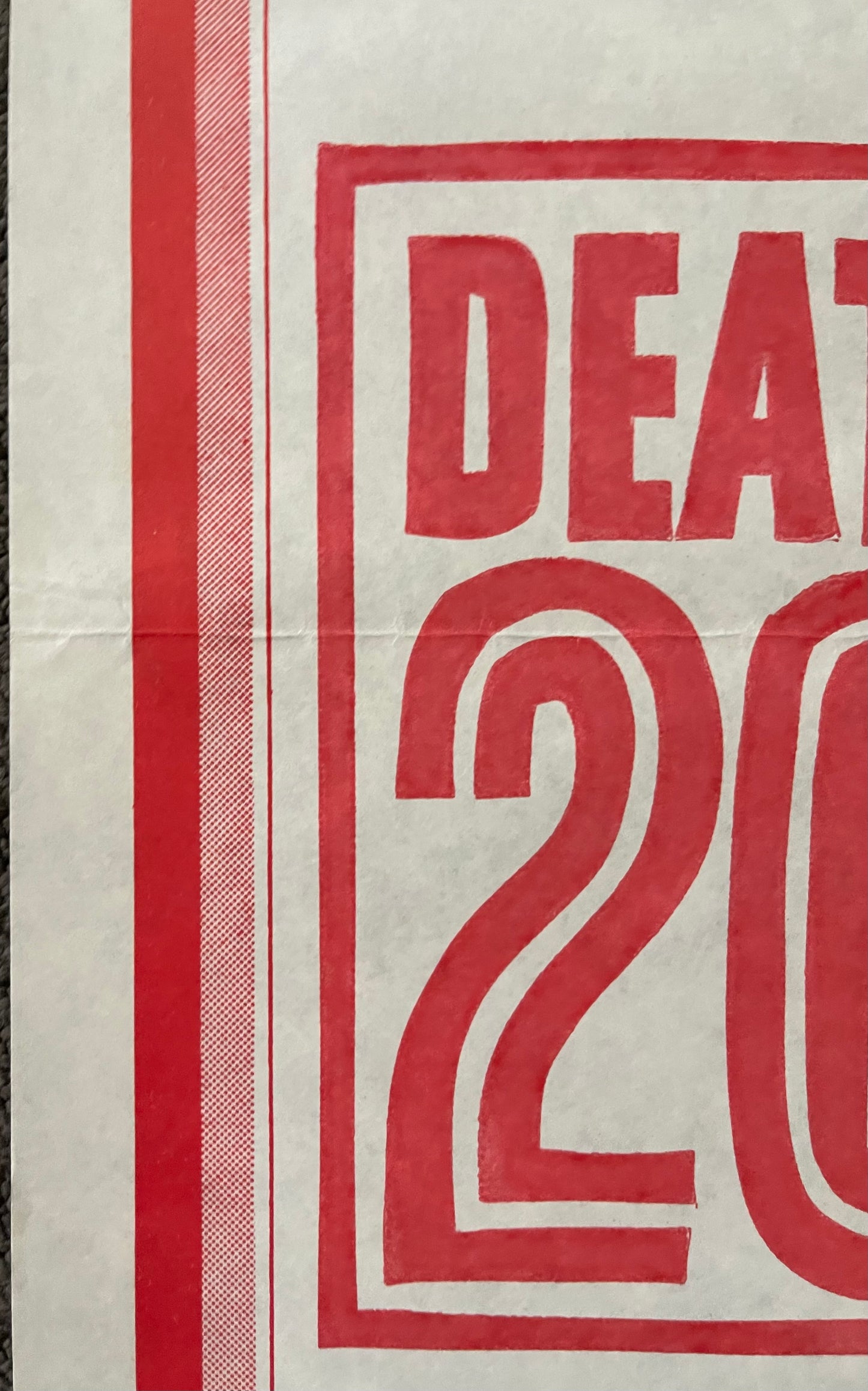 Death Race 2000 (1975) - Daybill