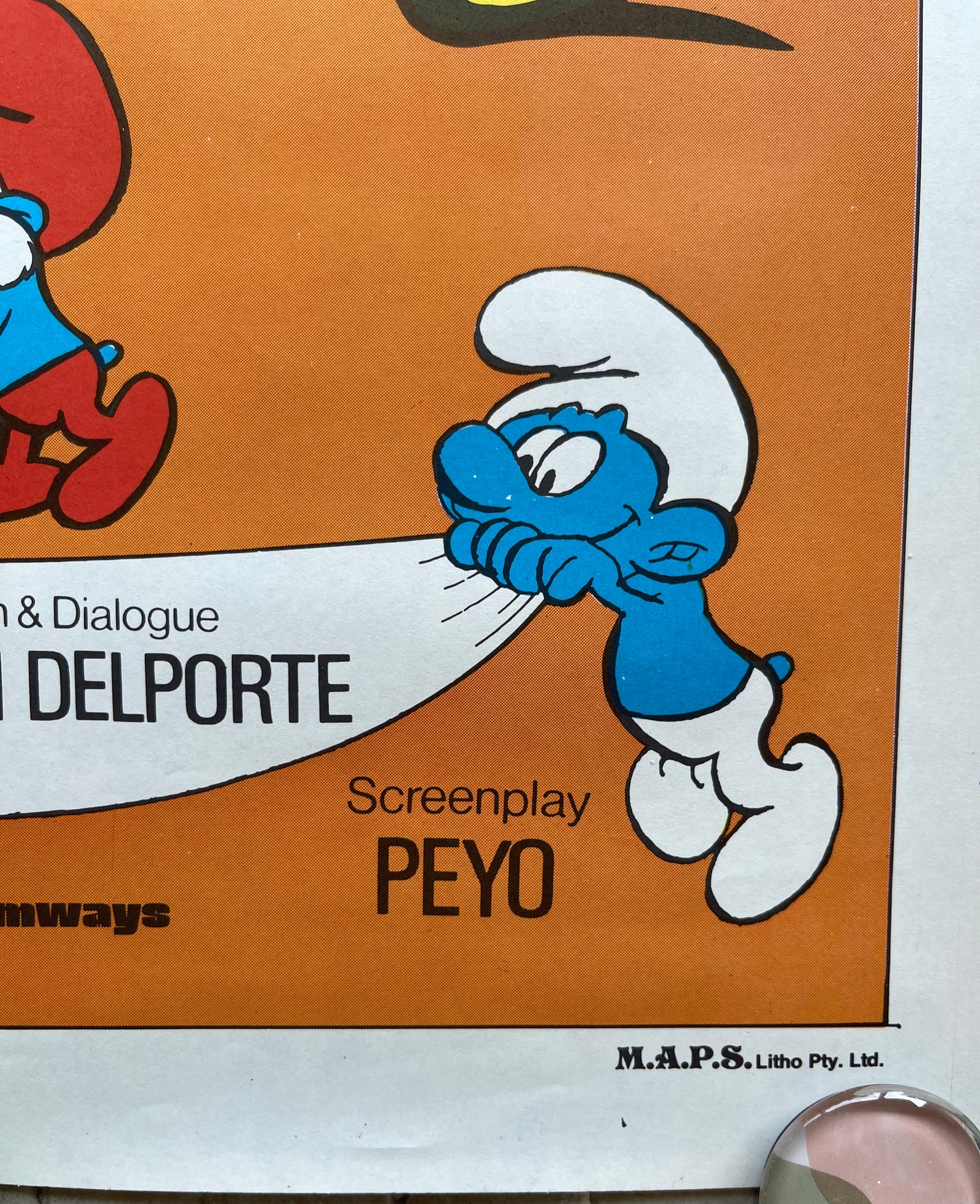 Smurf And The Magic Flute (1976) - Daybill