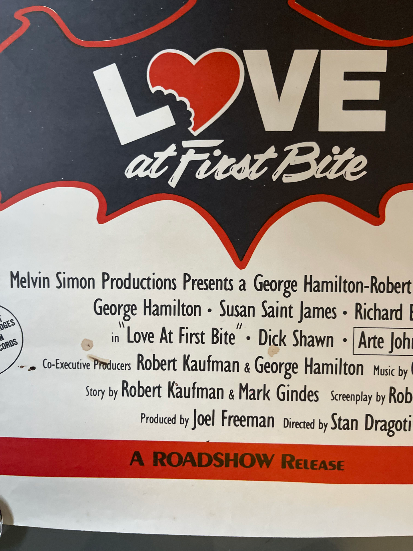 Love at First Bite (1979) - Daybill