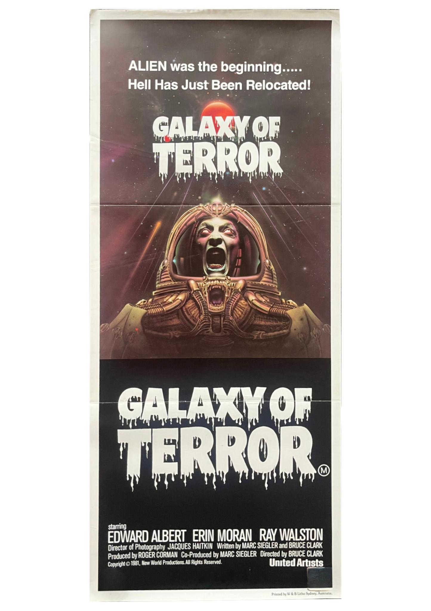 Galaxy Of Terror (1981) - Daybill