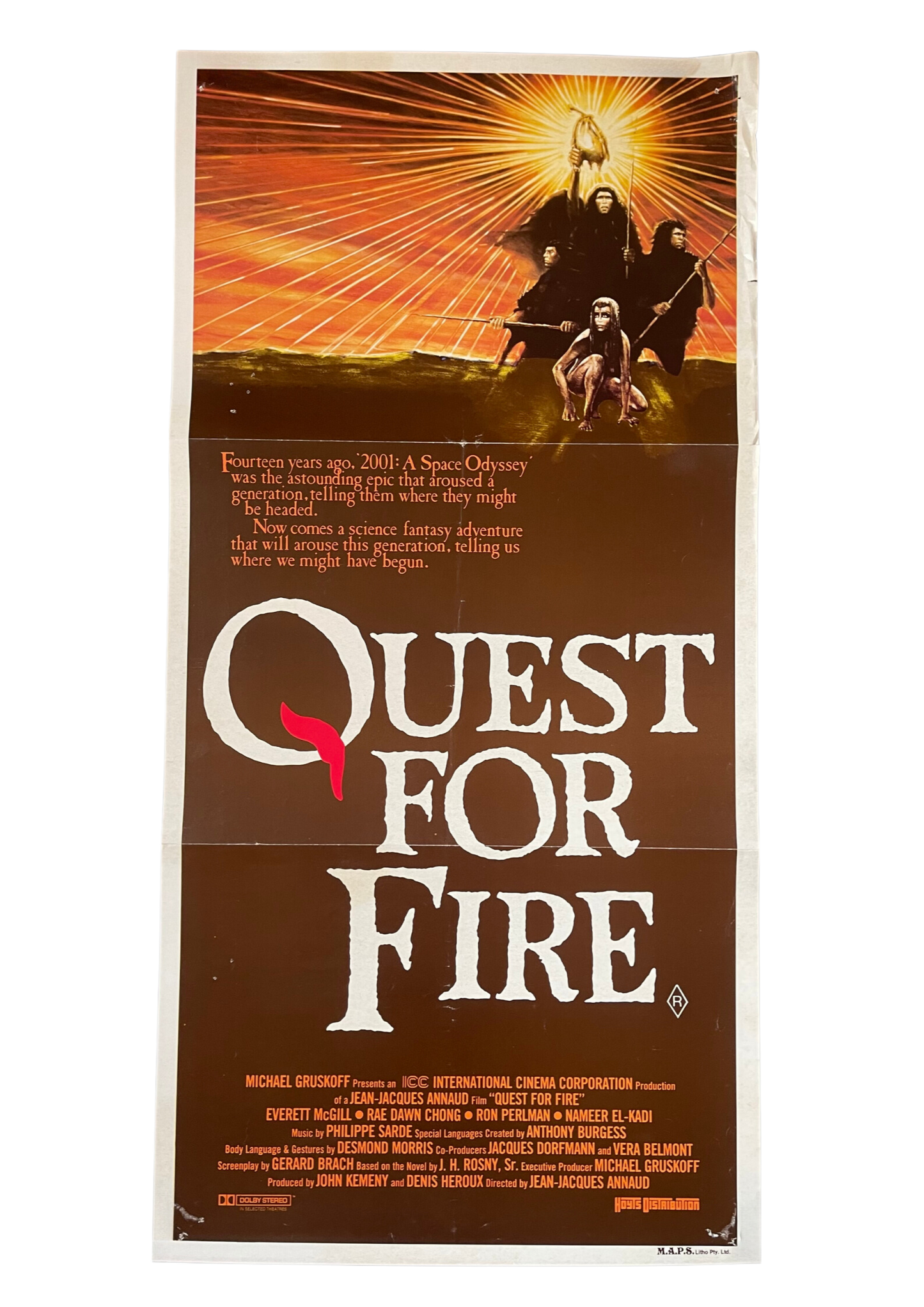 Quest for Fire (1981) - Daybill