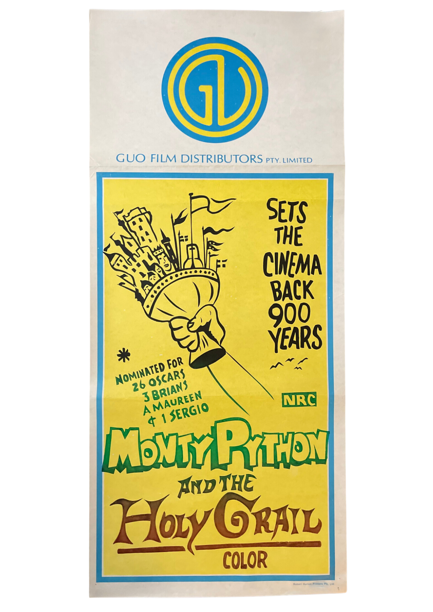 Monty Python and the Holy Grail (1975) - Daybill