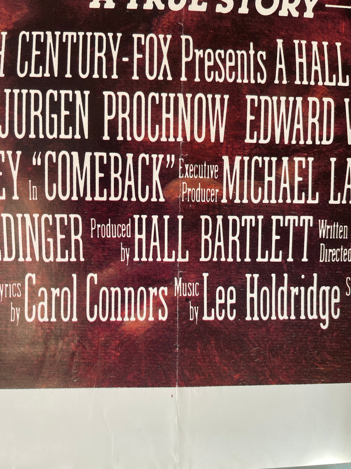 Comeback (1983) - One Sheet