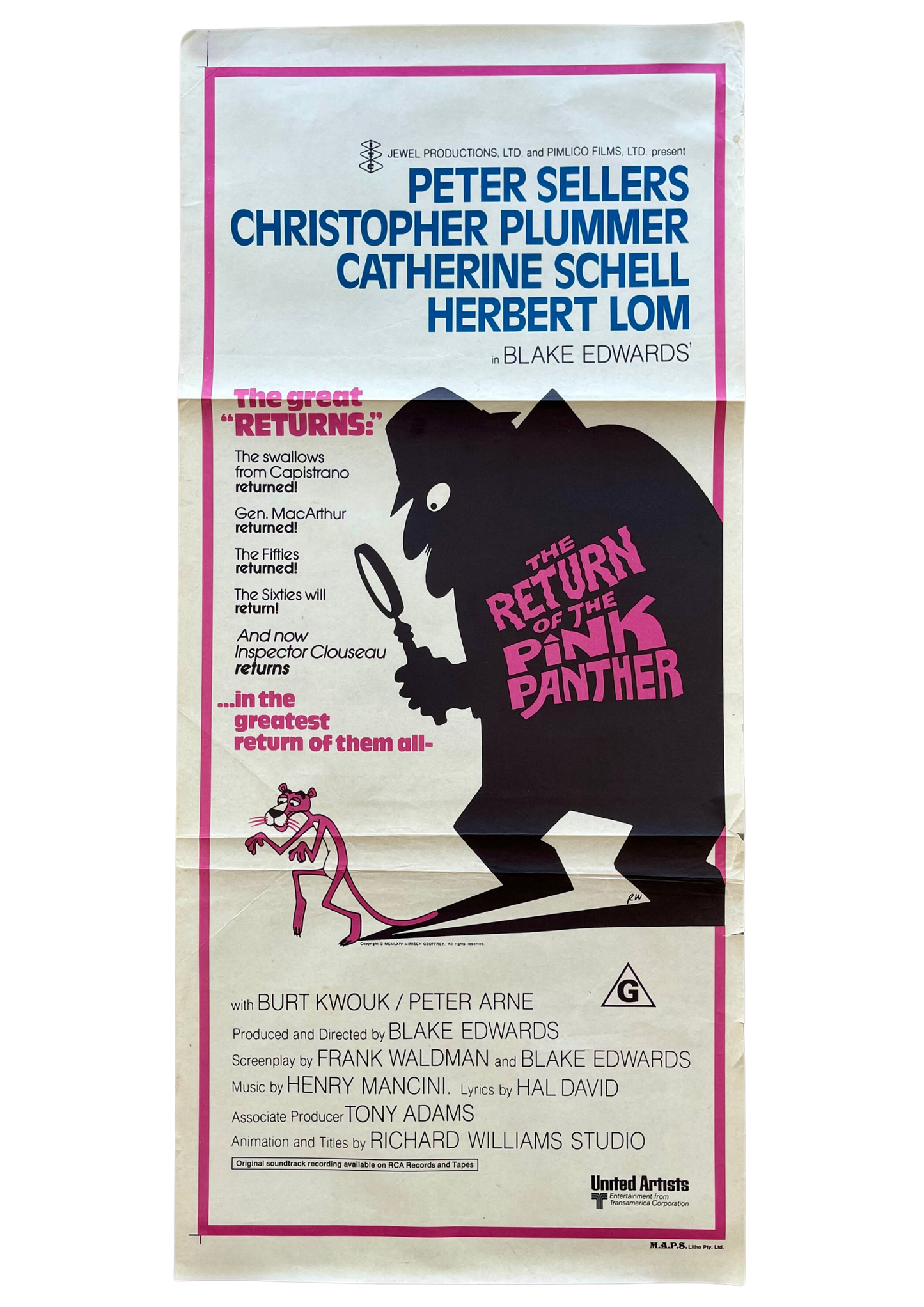 Return of the Pink Panther (1975) - Daybill