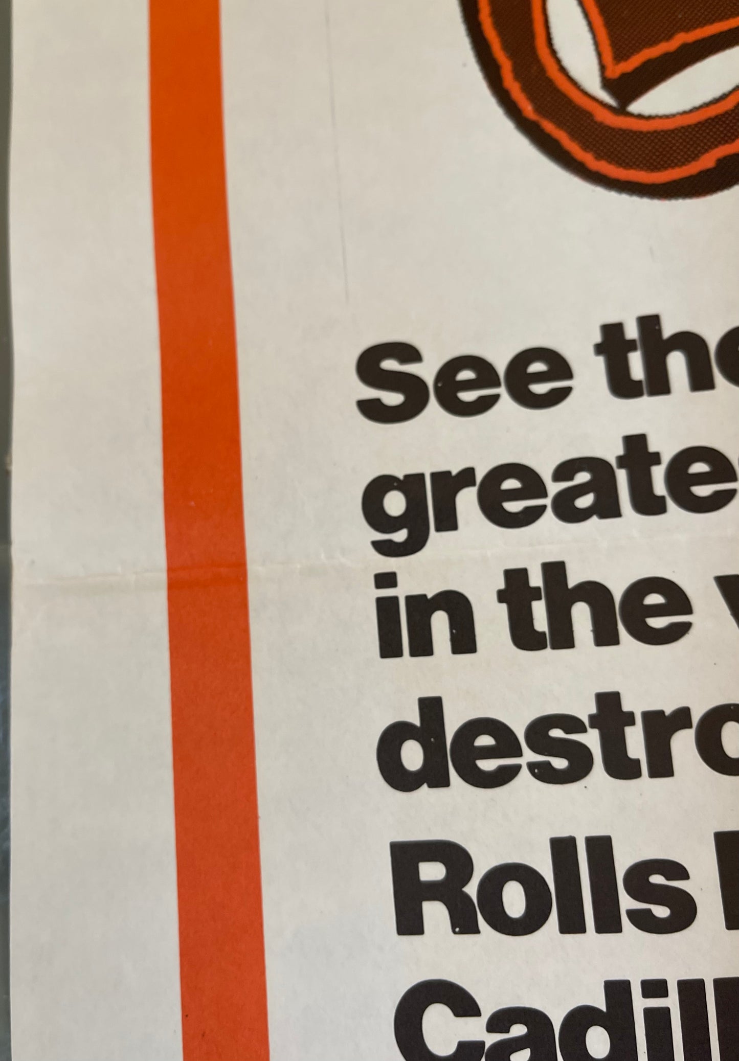 Grand Theft Auto (1977) Ron Howard - One Sheet