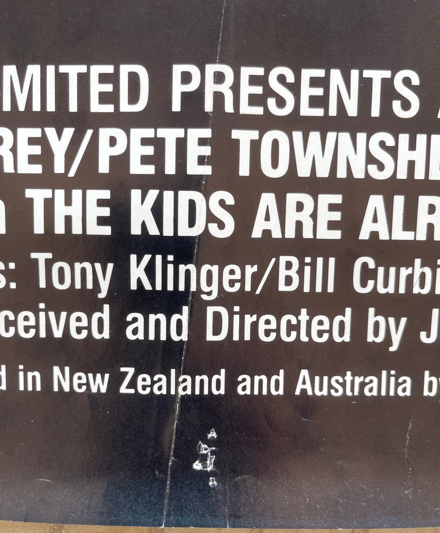 The Who - The Kids Are Alright - One Sheet