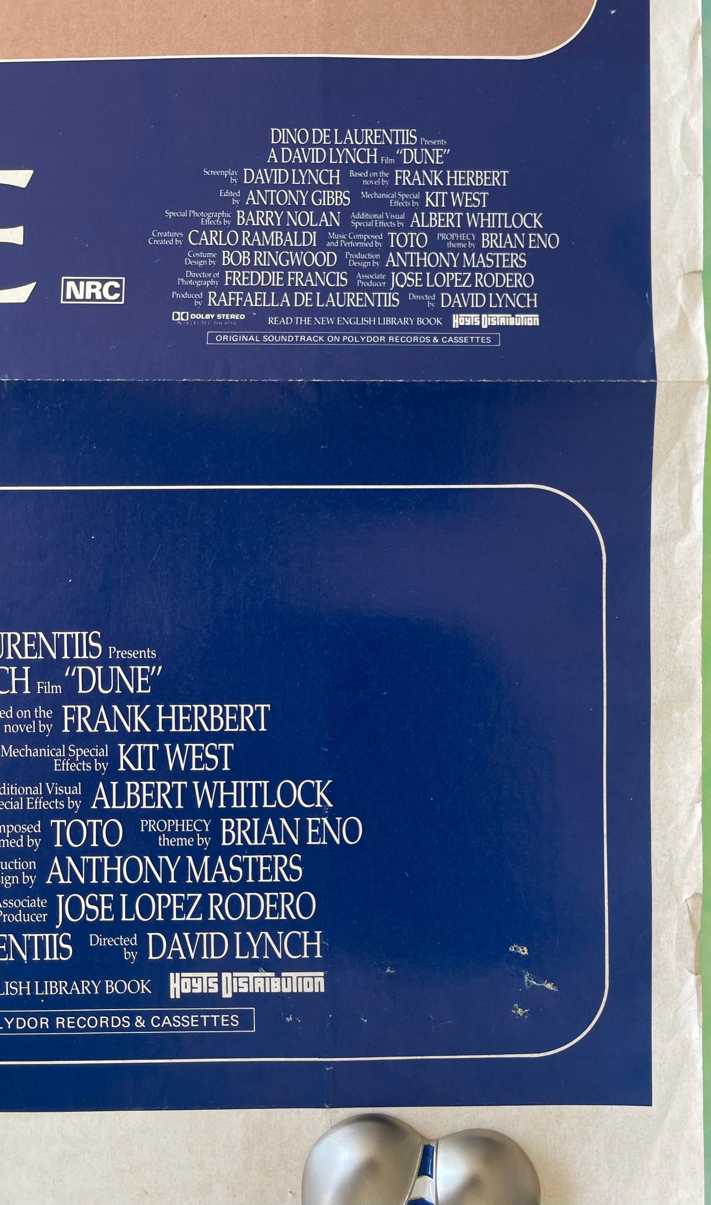 Dune (1984)- Lobby Card One Sheet