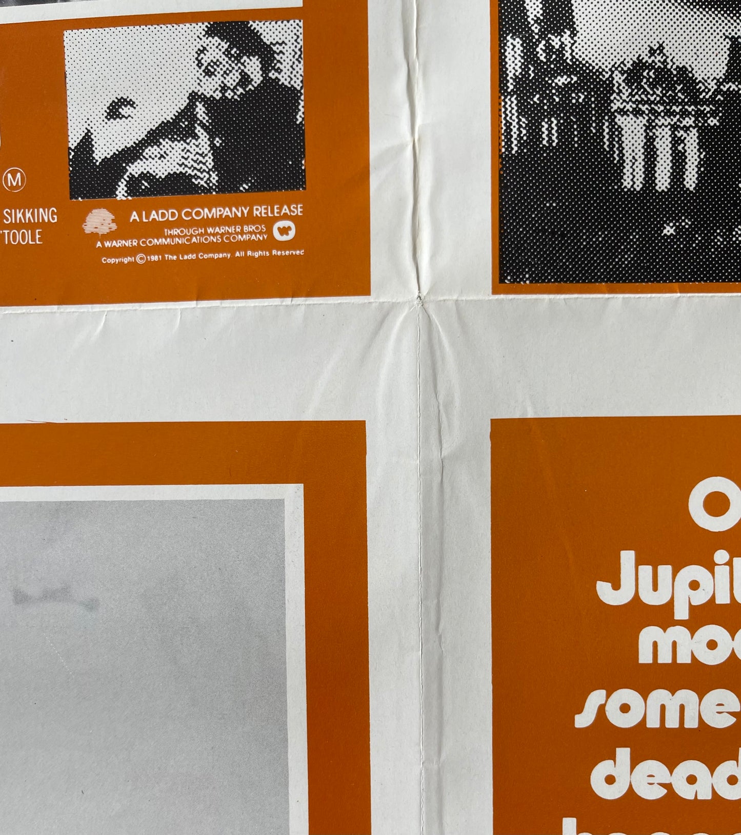 Outland (1981) - Lobby Card Sheet