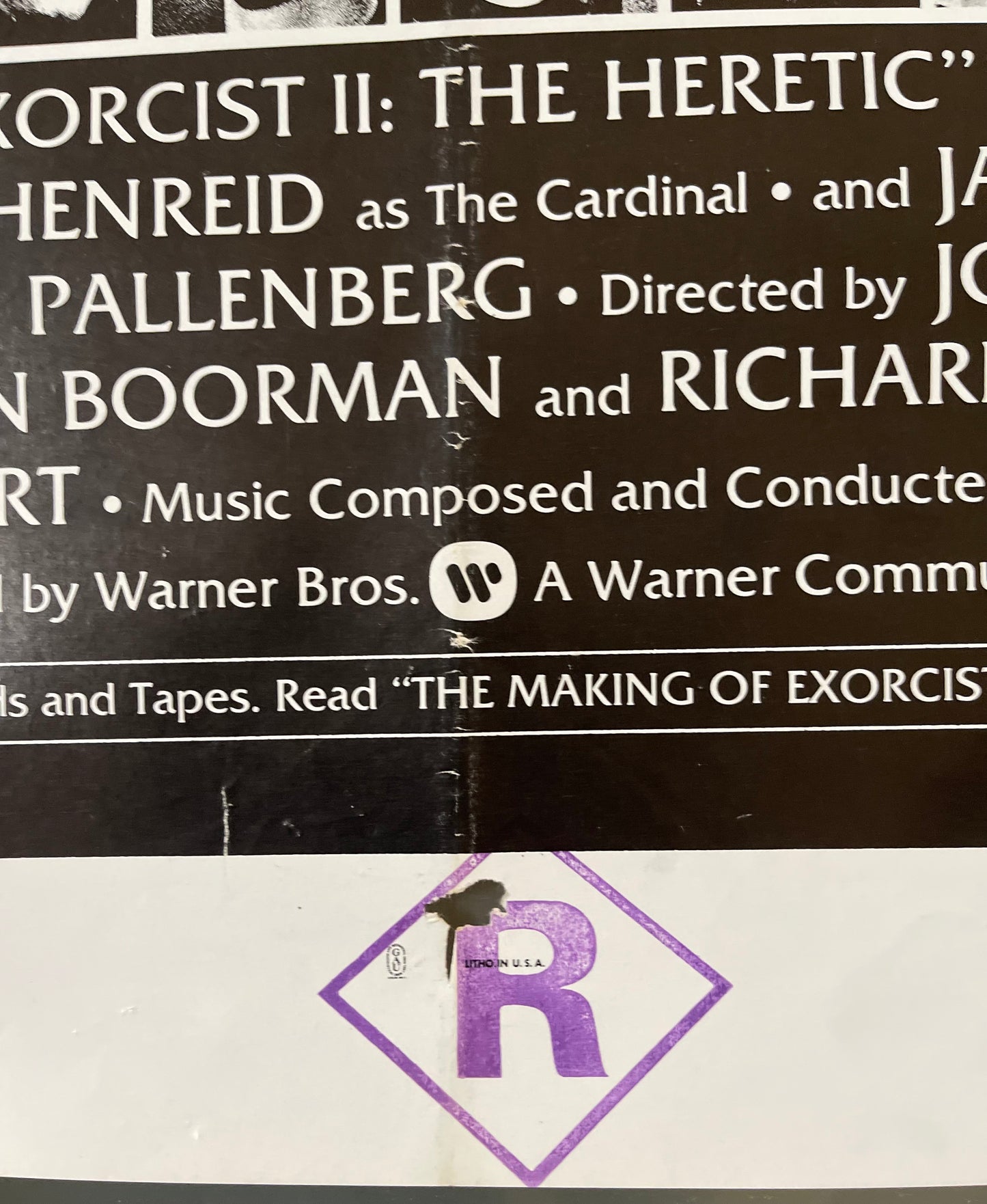 Exorcist II: The Heretic (1977) - One Sheet