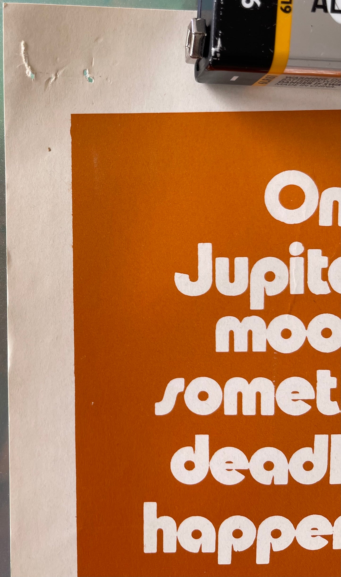 Outland (1981) - Lobby Card Sheet