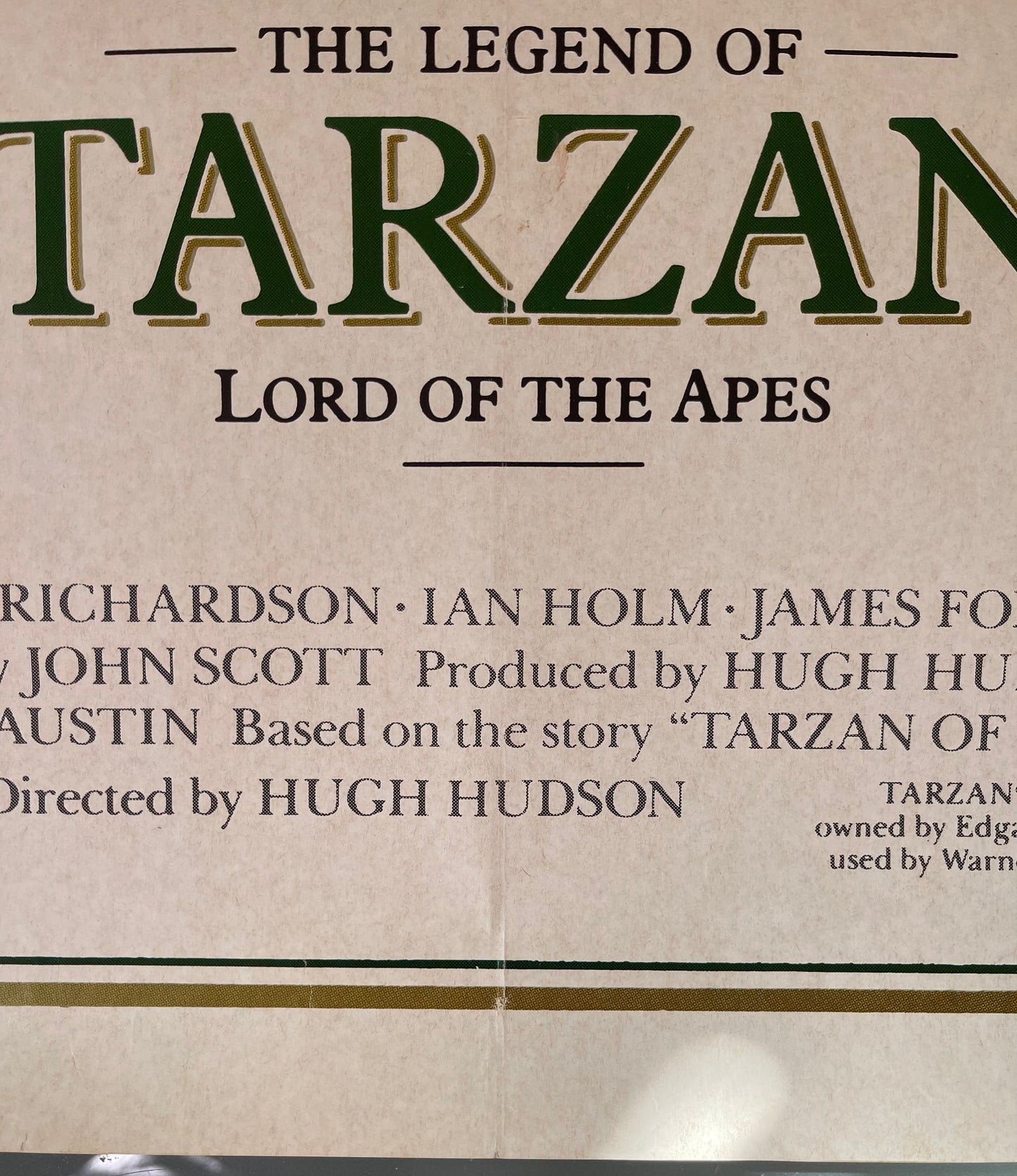 Greystoke: The Legend Of Tarzan, Lord of the Apes (1984) - One Sheet