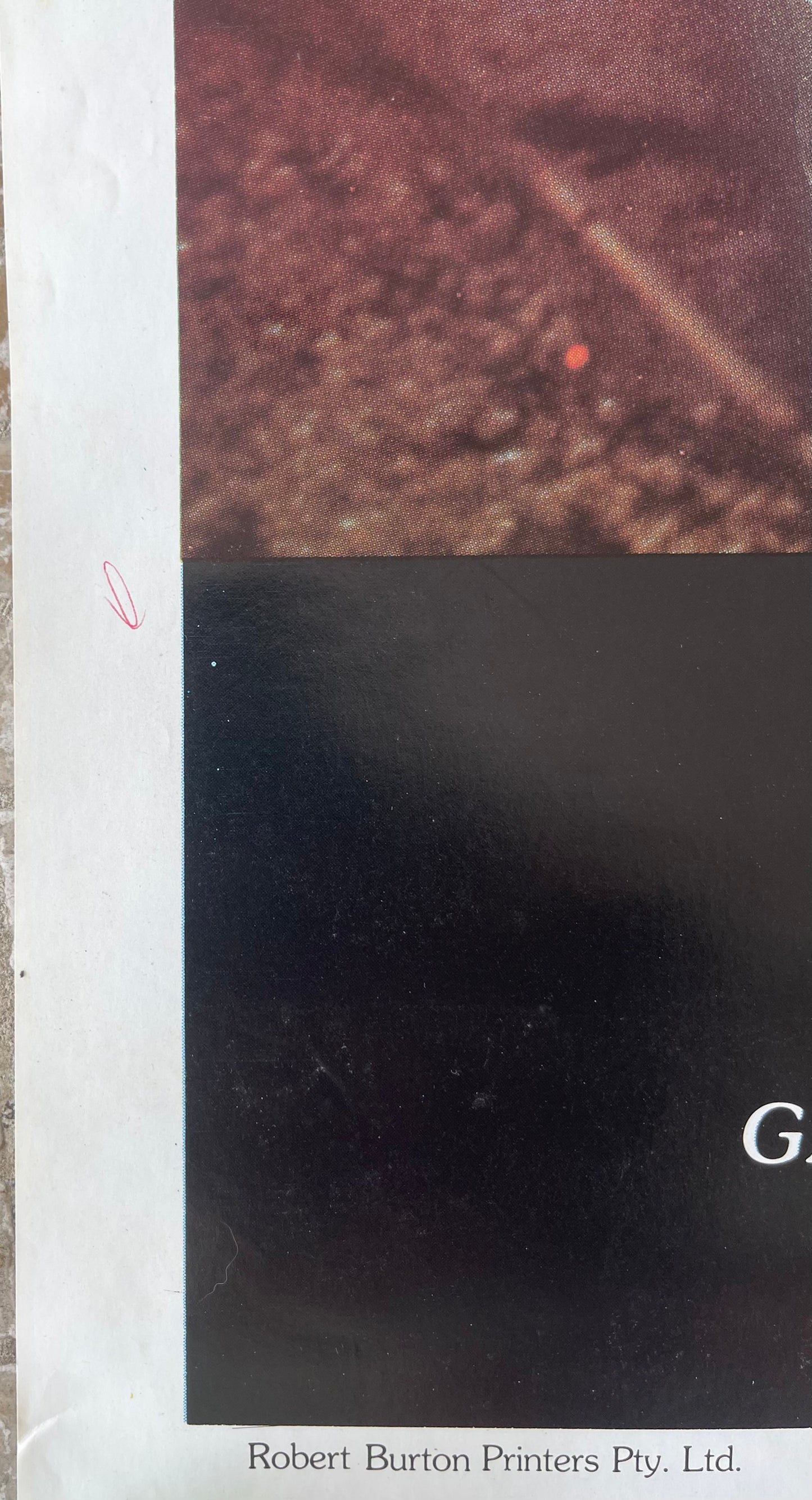 All The Right Moves (1983) Tom Cruise - One Sheet