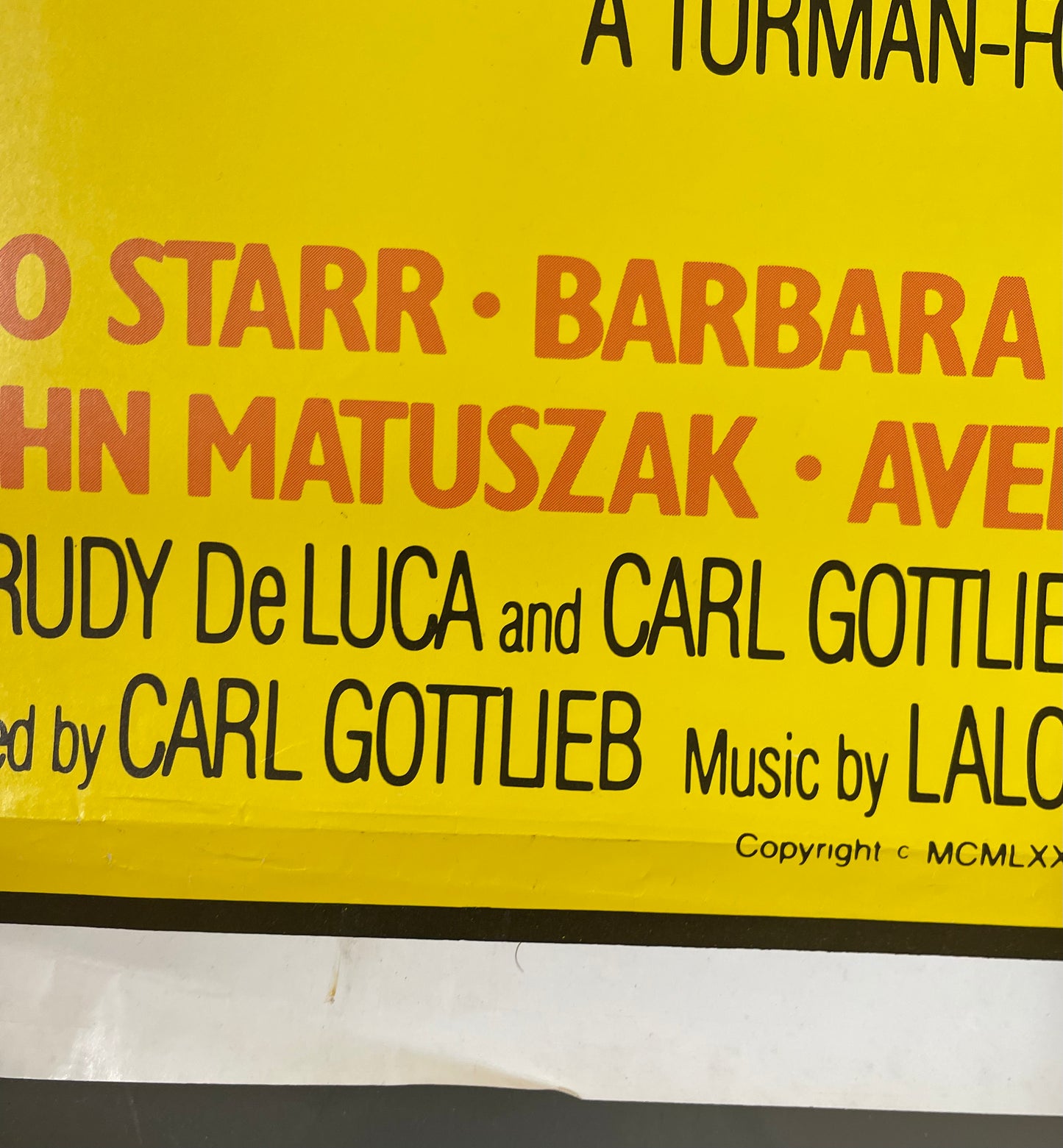 Caveman (1981) Ringo Starr - One Sheet