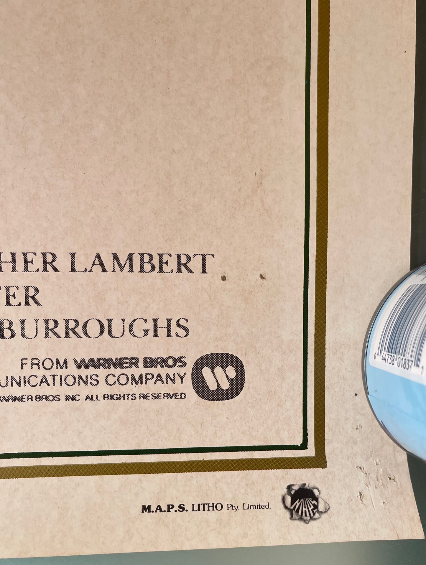 Greystoke: The Legend Of Tarzan, Lord of the Apes (1984) - One Sheet