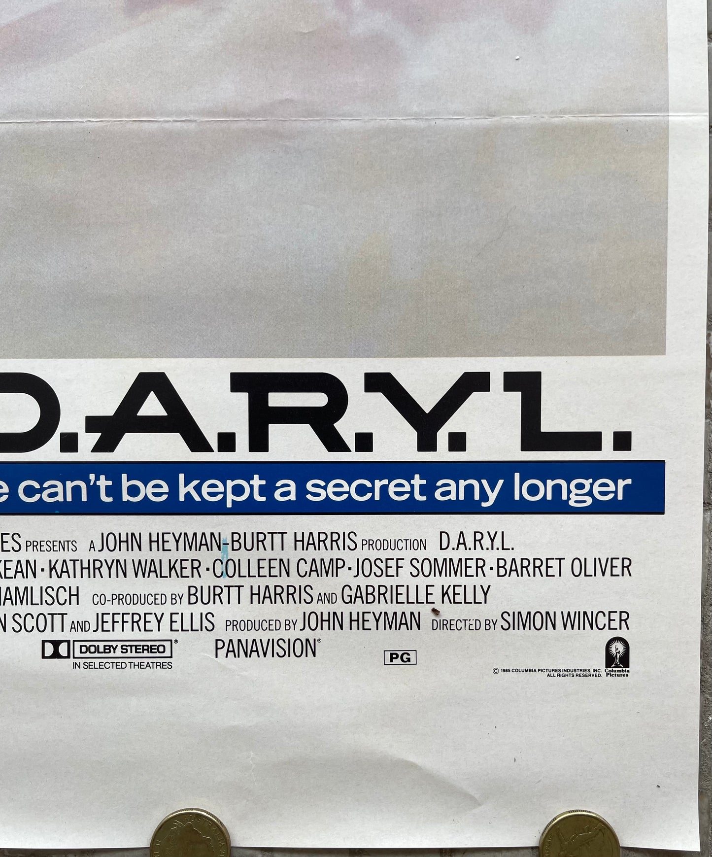 D.A.R.Y.L (1985)- Daybill