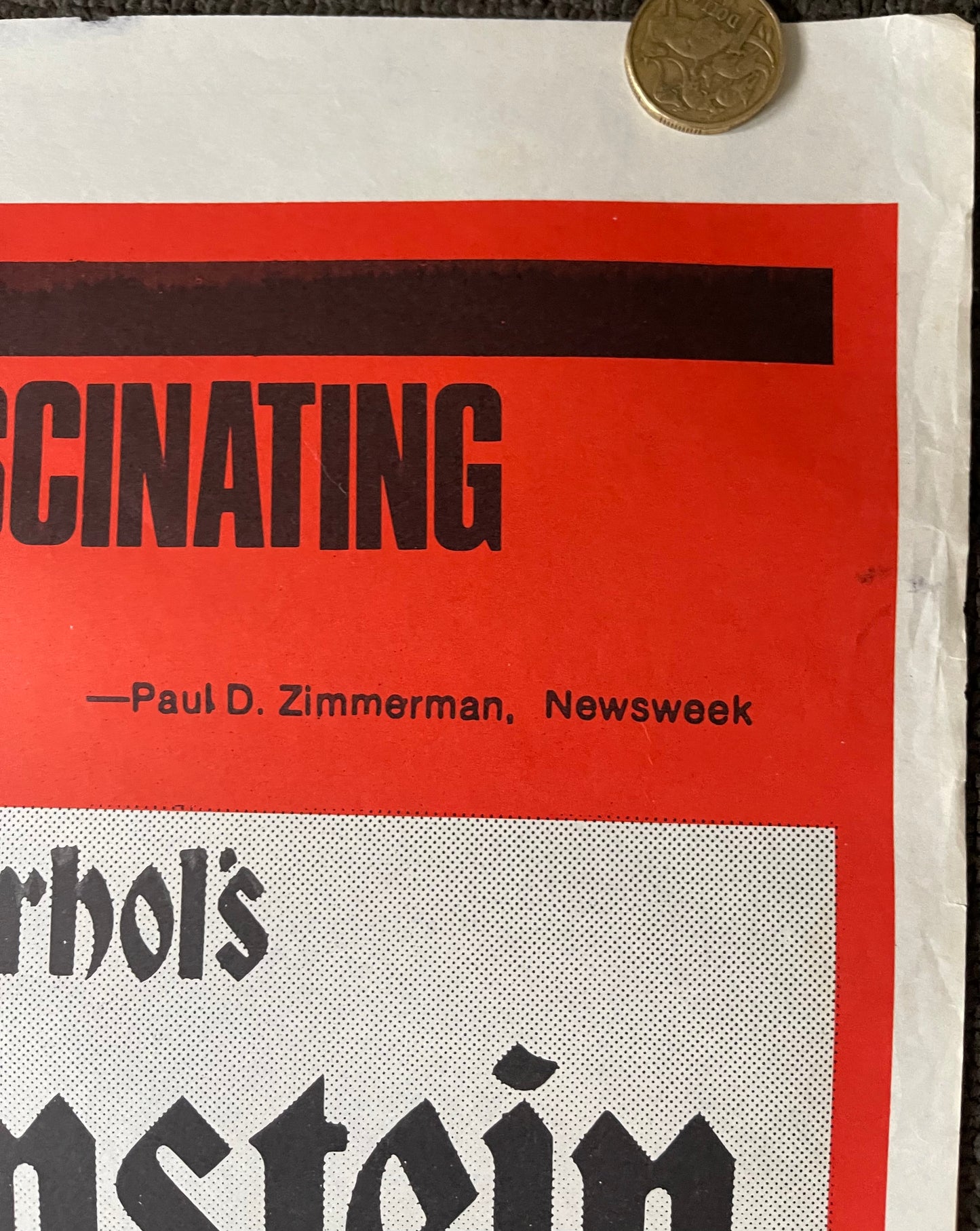 Flesh For Frankenstein (1973) - Daybill