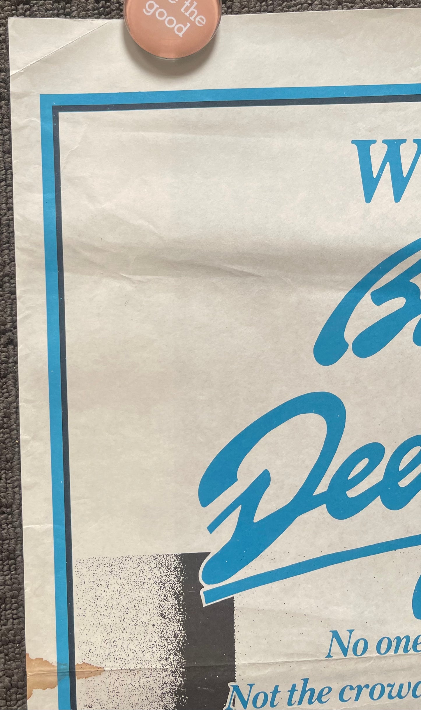 Who is Bobby Deerfield - Daybill