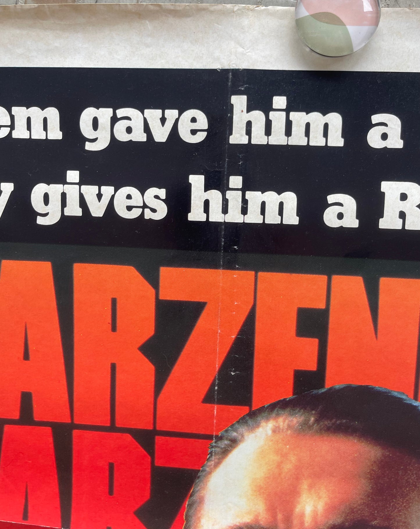 Raw Deal (1986) Arnold Schwarzenegger - One Sheet