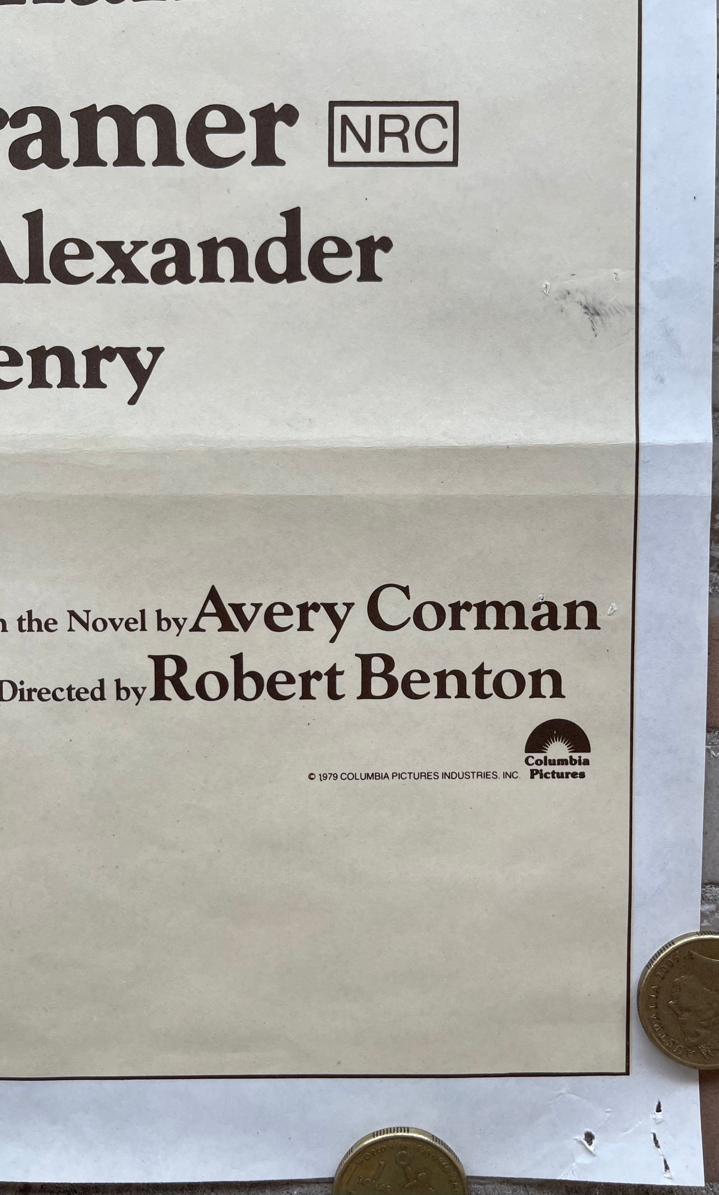 Kramer vs Kramer (1979) - Daybill