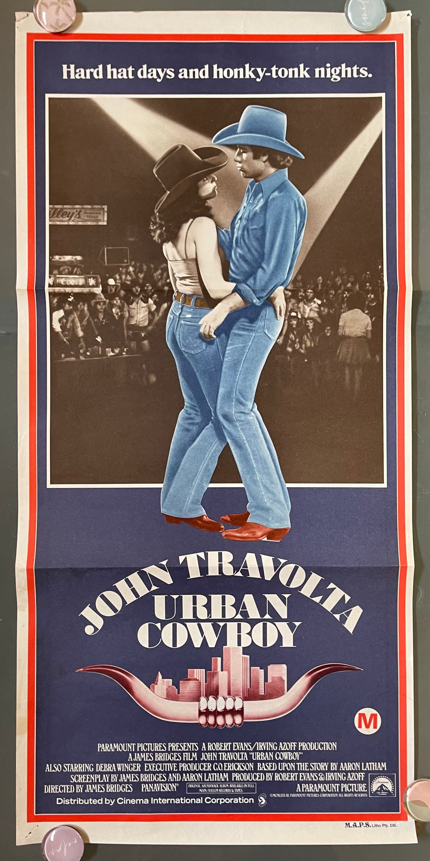 Urban Cowboy (1980) John Travolta - Daybill