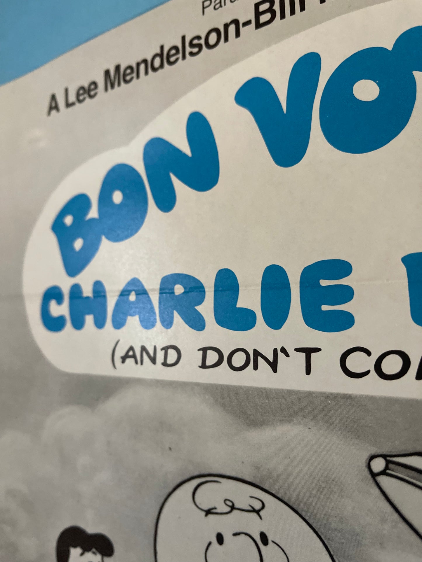 Bon Voyage, Charlie Brown (and Don't Come Back!) (1980) - Daybill