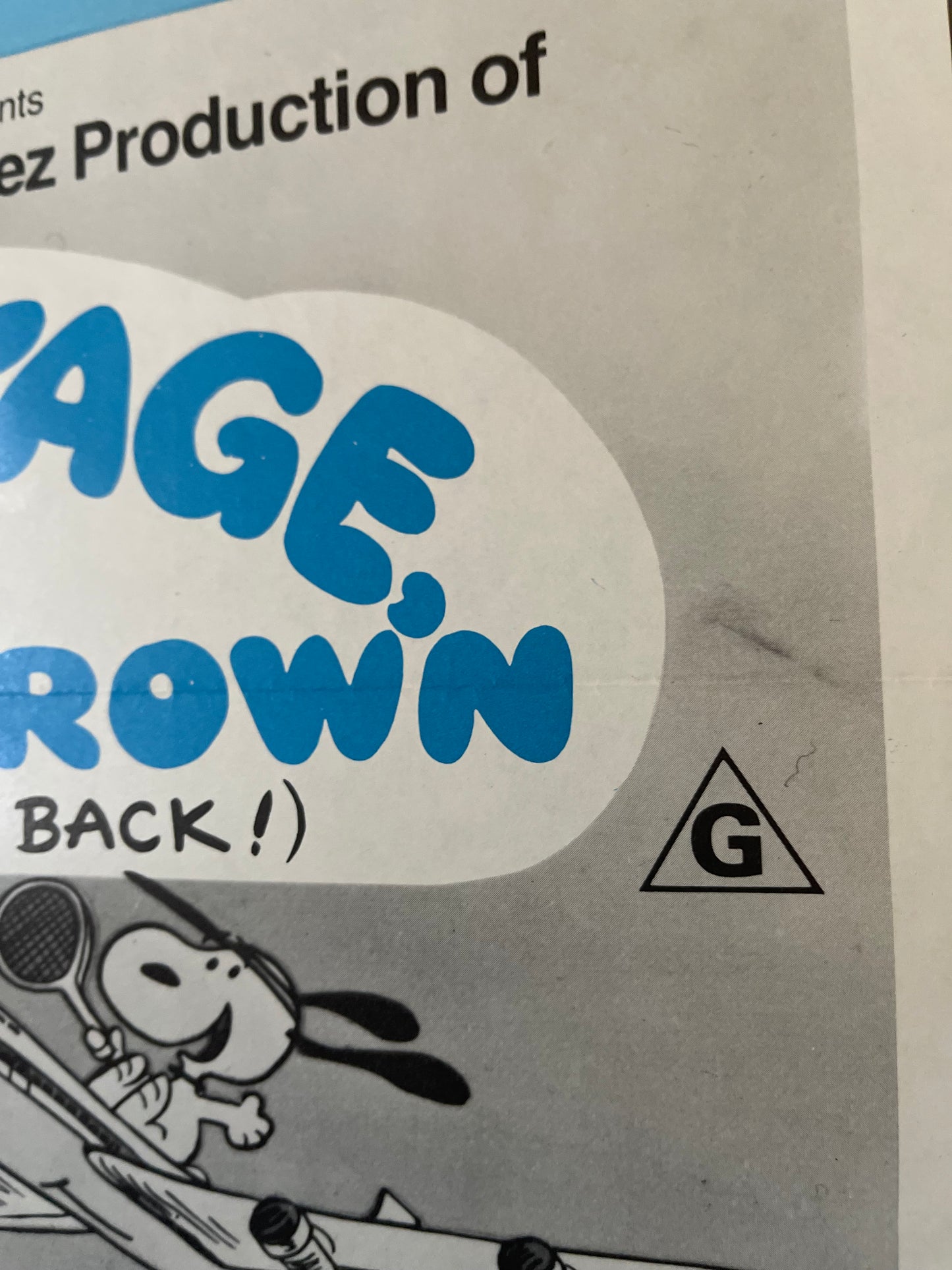 Bon Voyage, Charlie Brown (and Don't Come Back!) (1980) - Daybill