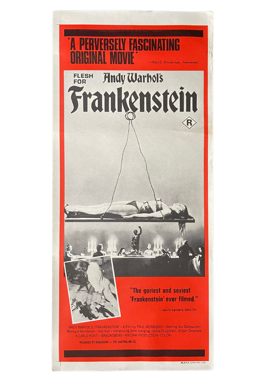 Flesh For Frankenstein (1973) - Daybill