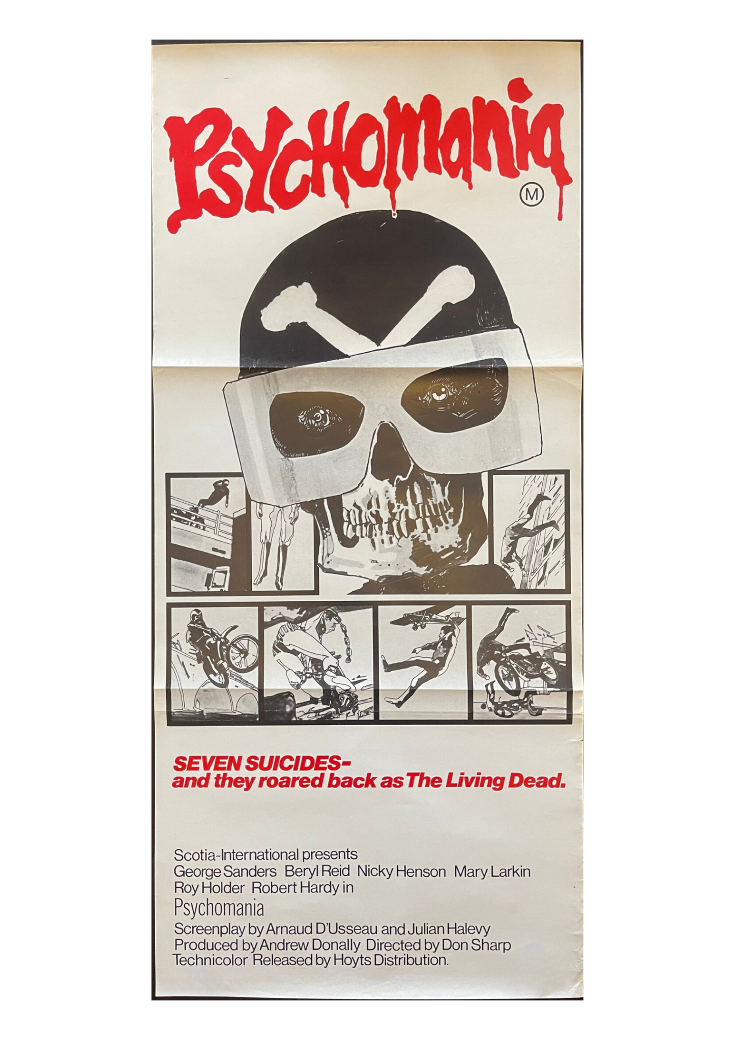Psychomania (1973) - Daybill
