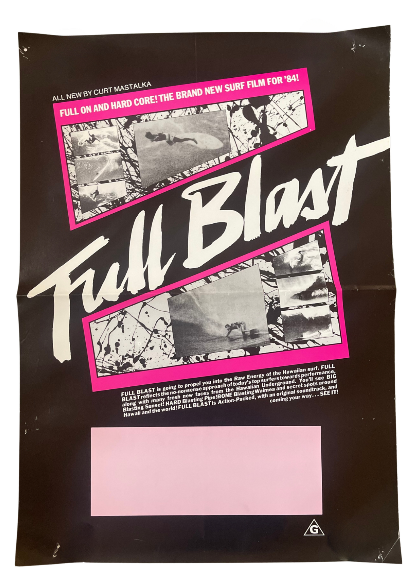 Full Blast (1984) - 17" x 24 1/4"