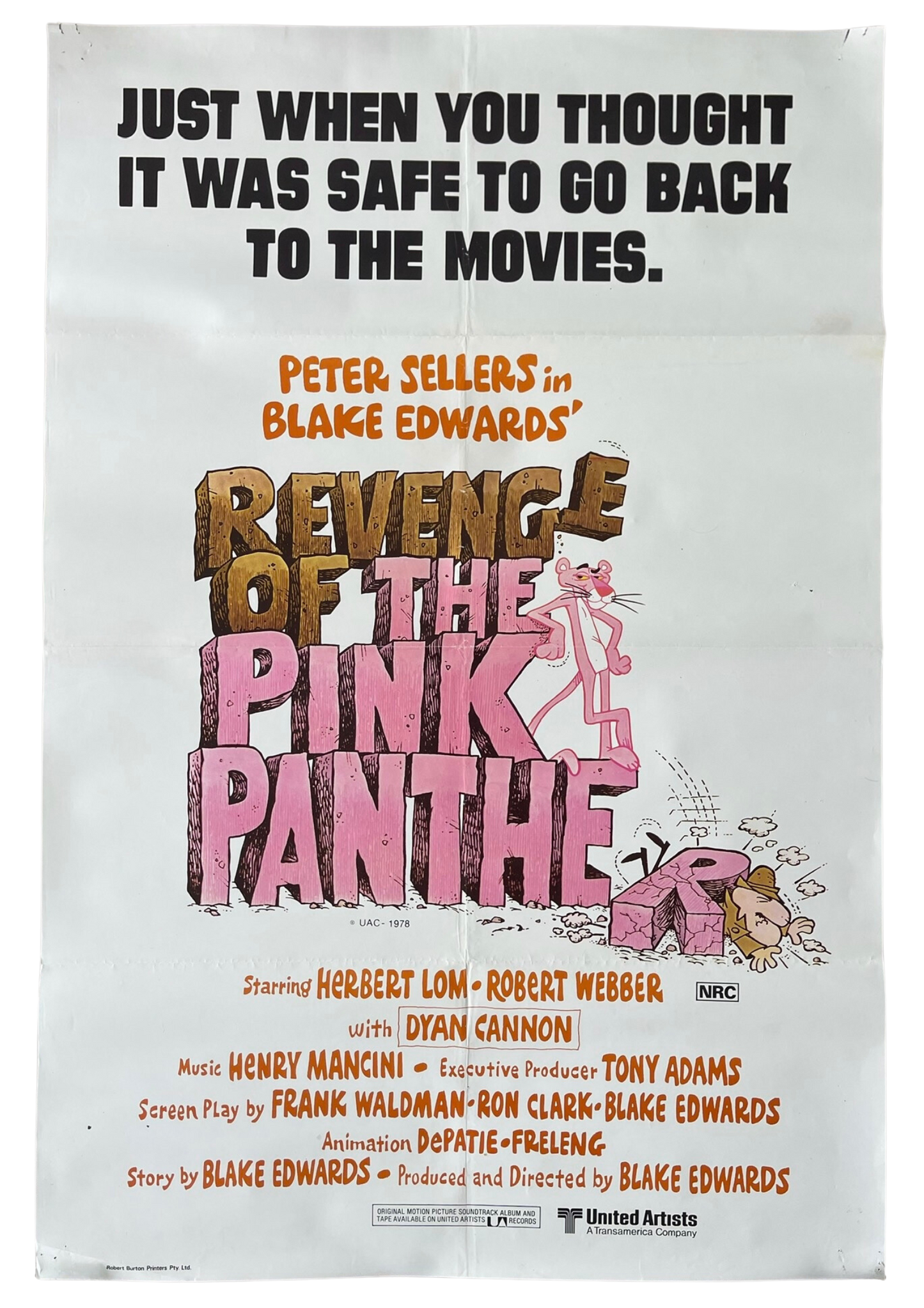 Revenge Of The Pink Panther (1978) - One Sheet