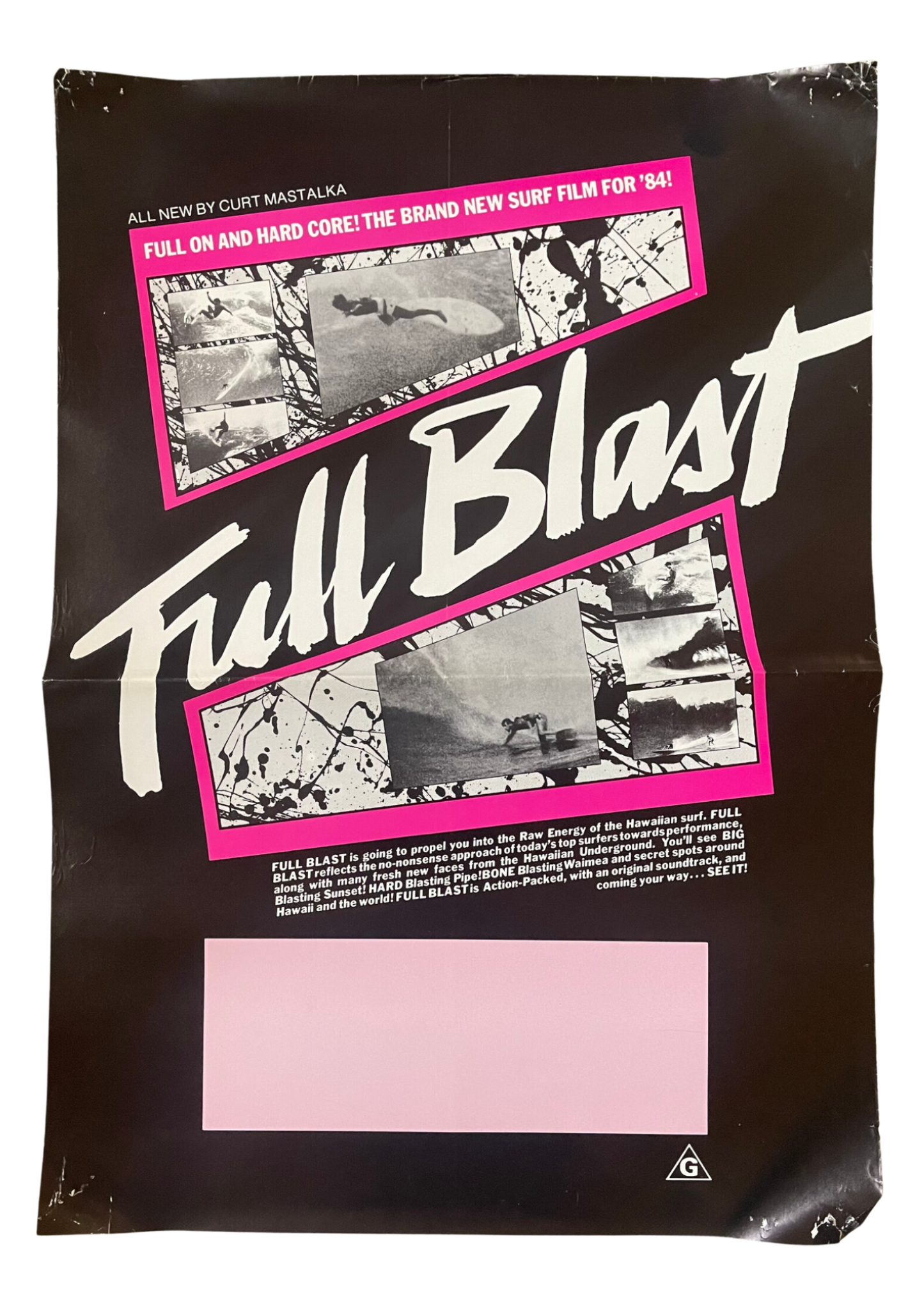 Full Blast (1984) - 17" x 24 1/4"