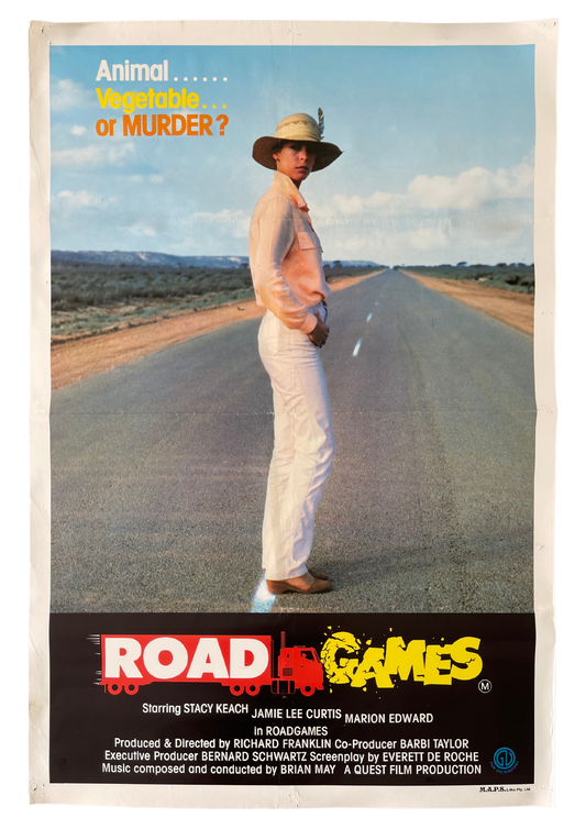 Road Games (1981) - One Sheet