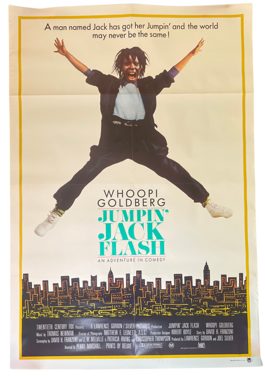 Jumpin' Jack Flash (1986) - One Sheet