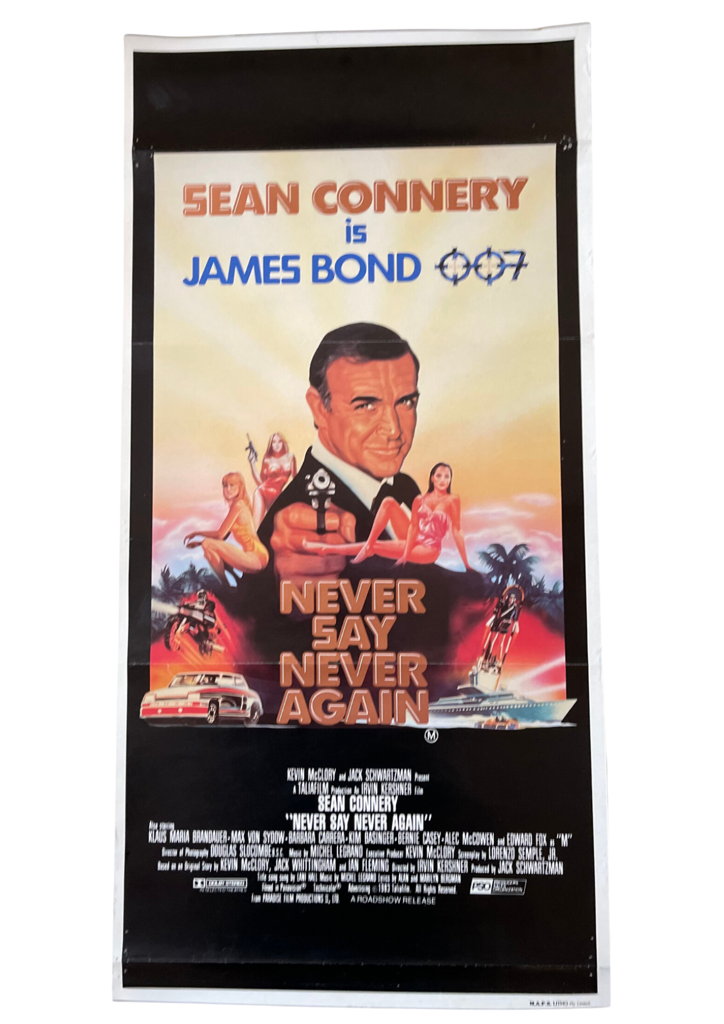 James Bond - Never Say Never Again - Sean Connery (1983) - Daybill