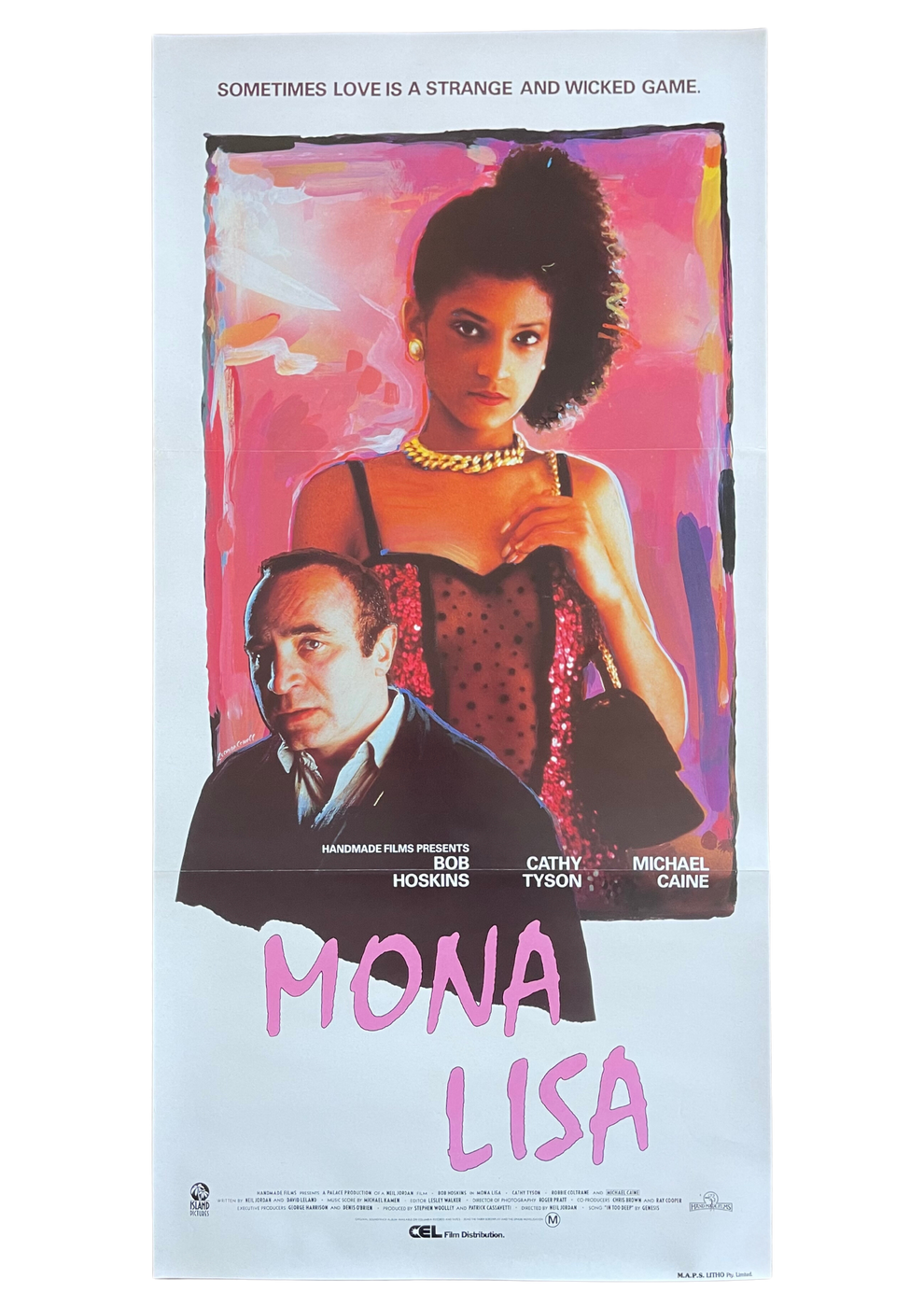 Mona Lisa 1986 Daybill Vintage Posters AU mona-lisa-1986-daybill-vintage-posters-au