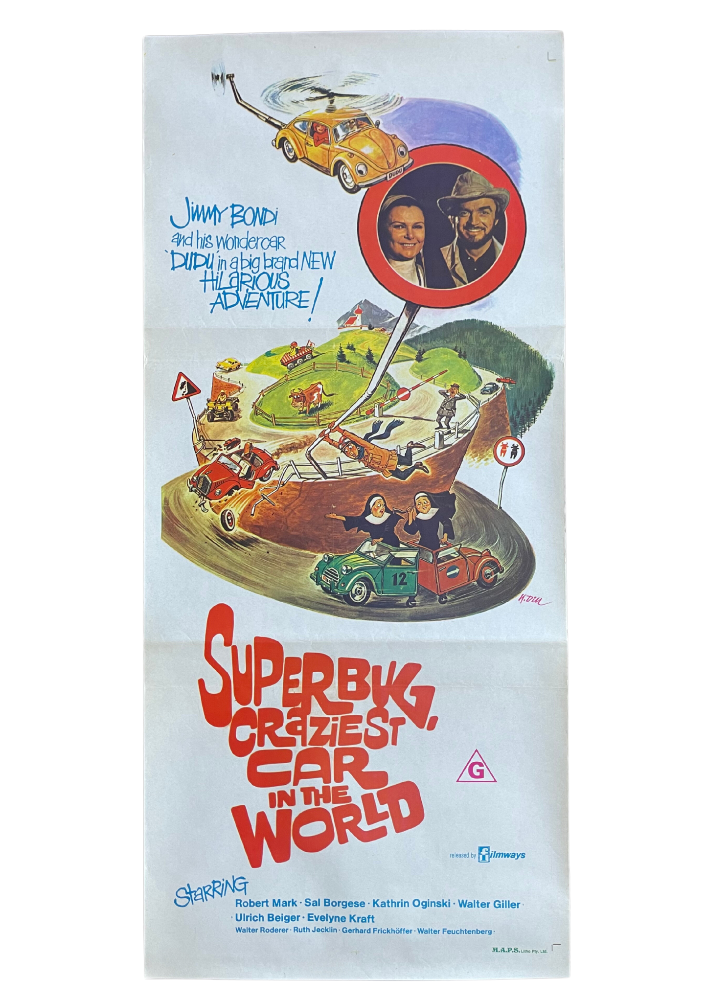 Superbug: Craziest Car in the World (1975) - Daybill