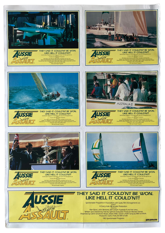 Aussie Assault (1984) - Lobby Card Sheet