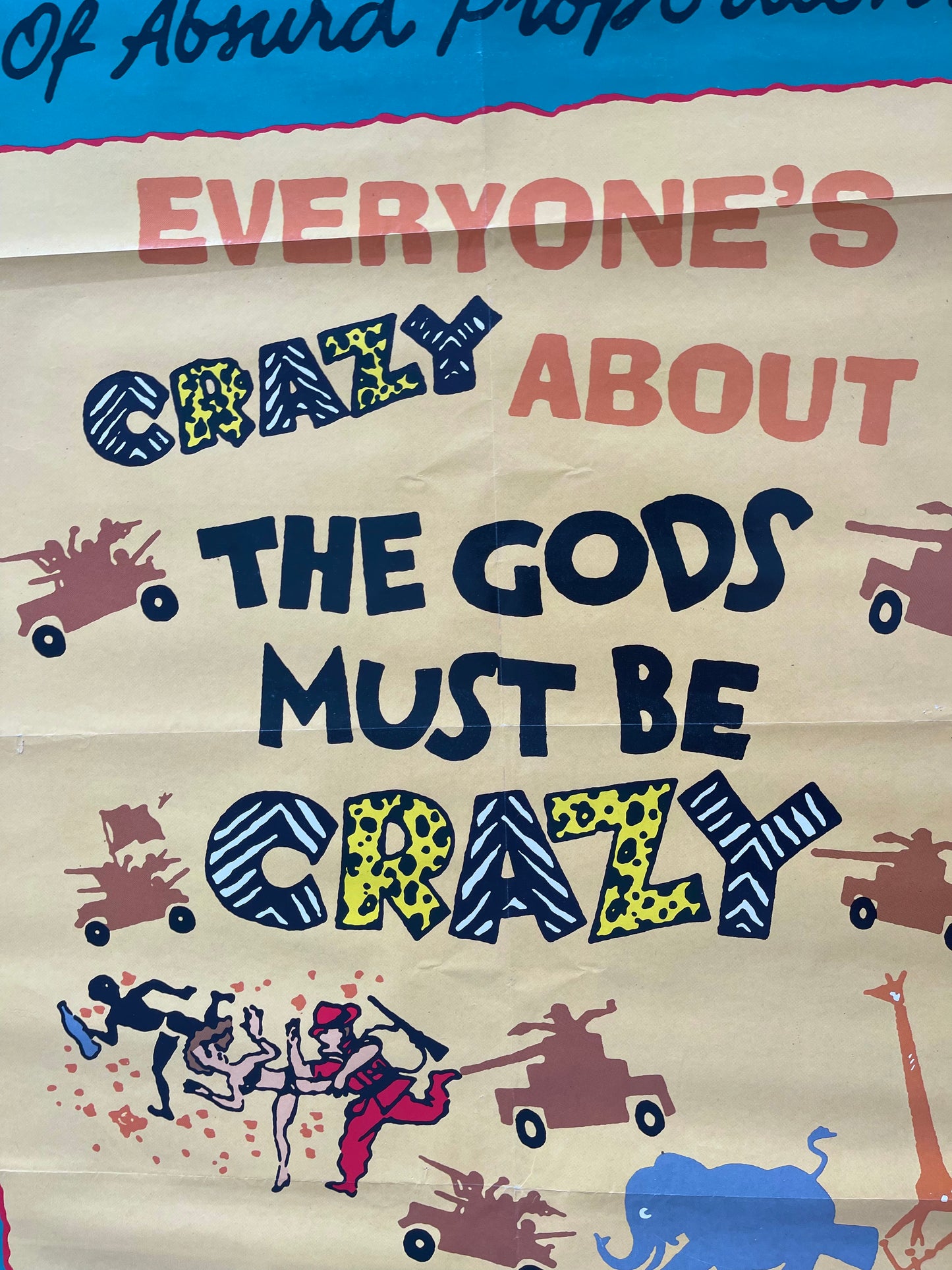 The Gods Must Be Crazy (1980) - One Sheet