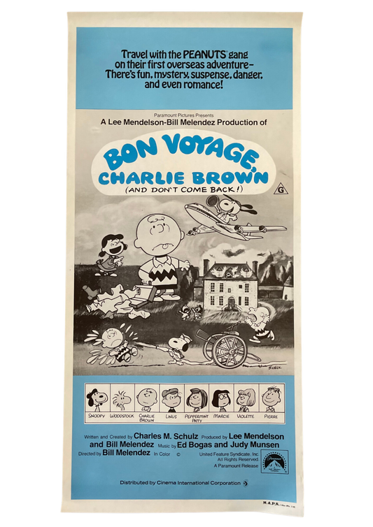 Bon Voyage, Charlie Brown (and Don't Come Back!) (1980) - Daybill