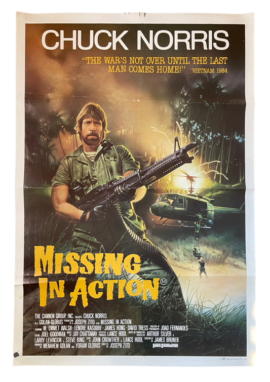 Missing In Action (1984) Chuck Norris - One Sheet