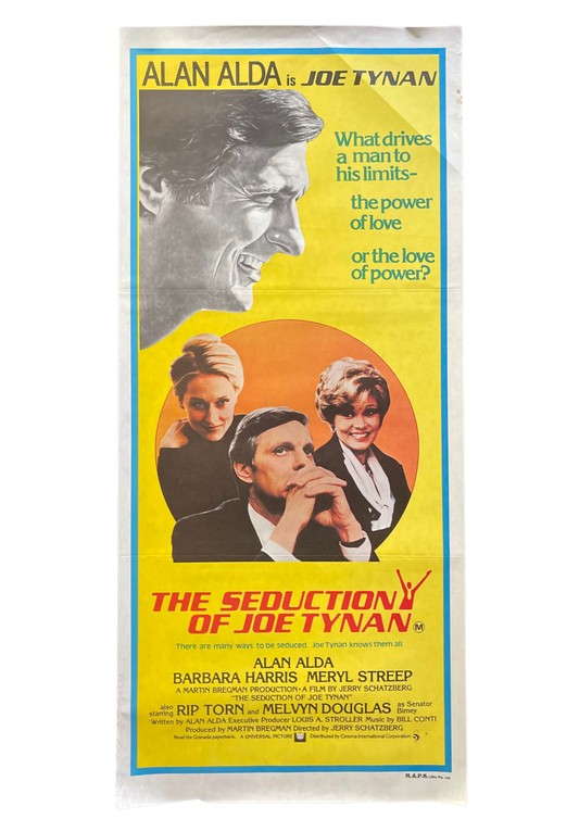 The Seduction Of Joe Tynan (1979) Alan Alda Meryl Streep - Daybill