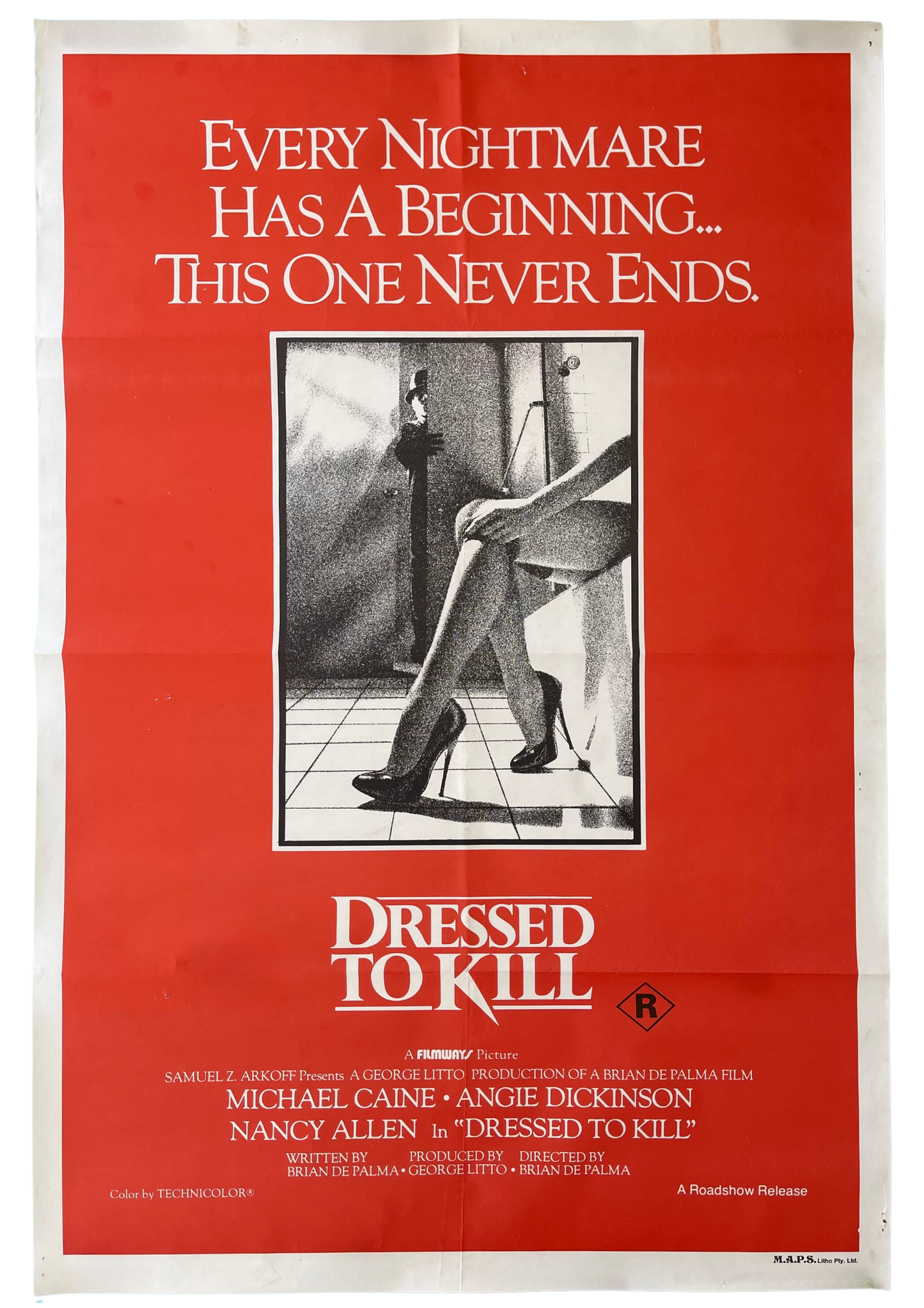 Dressed to Kill (1980) - One Sheet