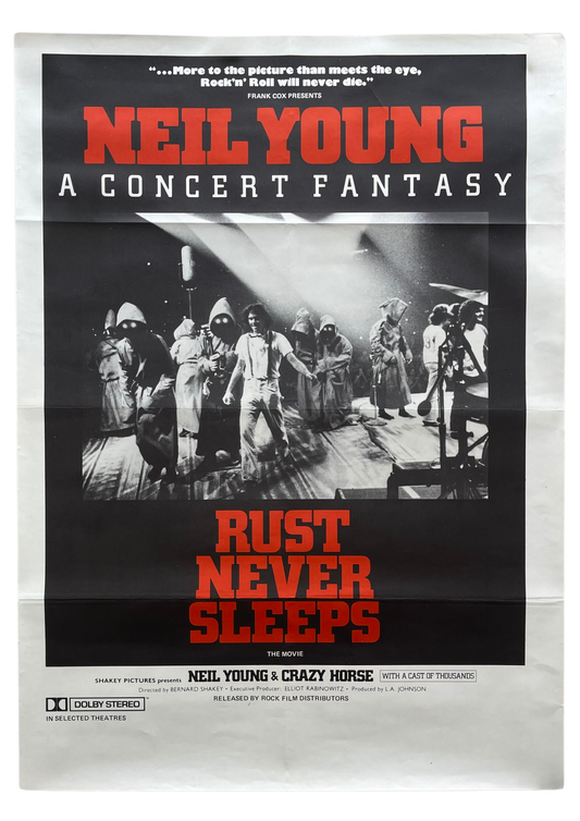Neil Young: Rust Never Sleeps - A Concert Fantasy (1979) - One Sheet