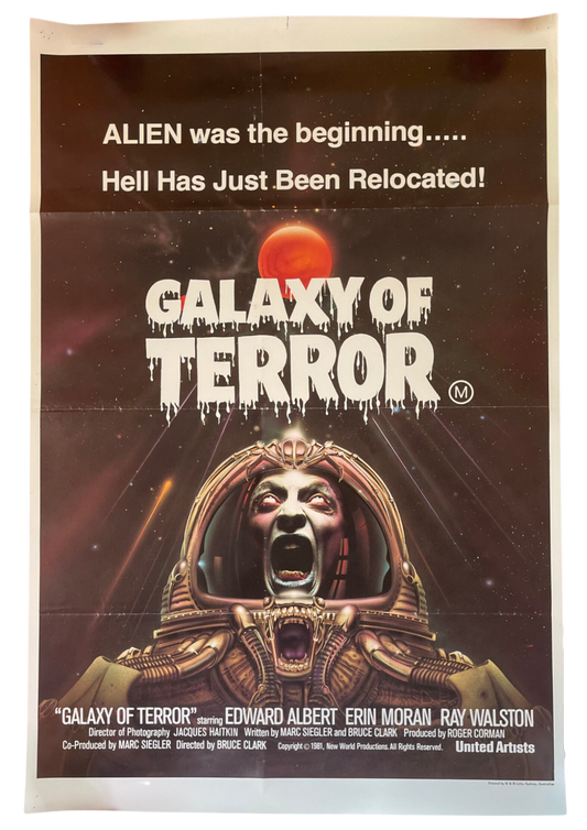 Galaxy Of Terror (1981) - One Sheet