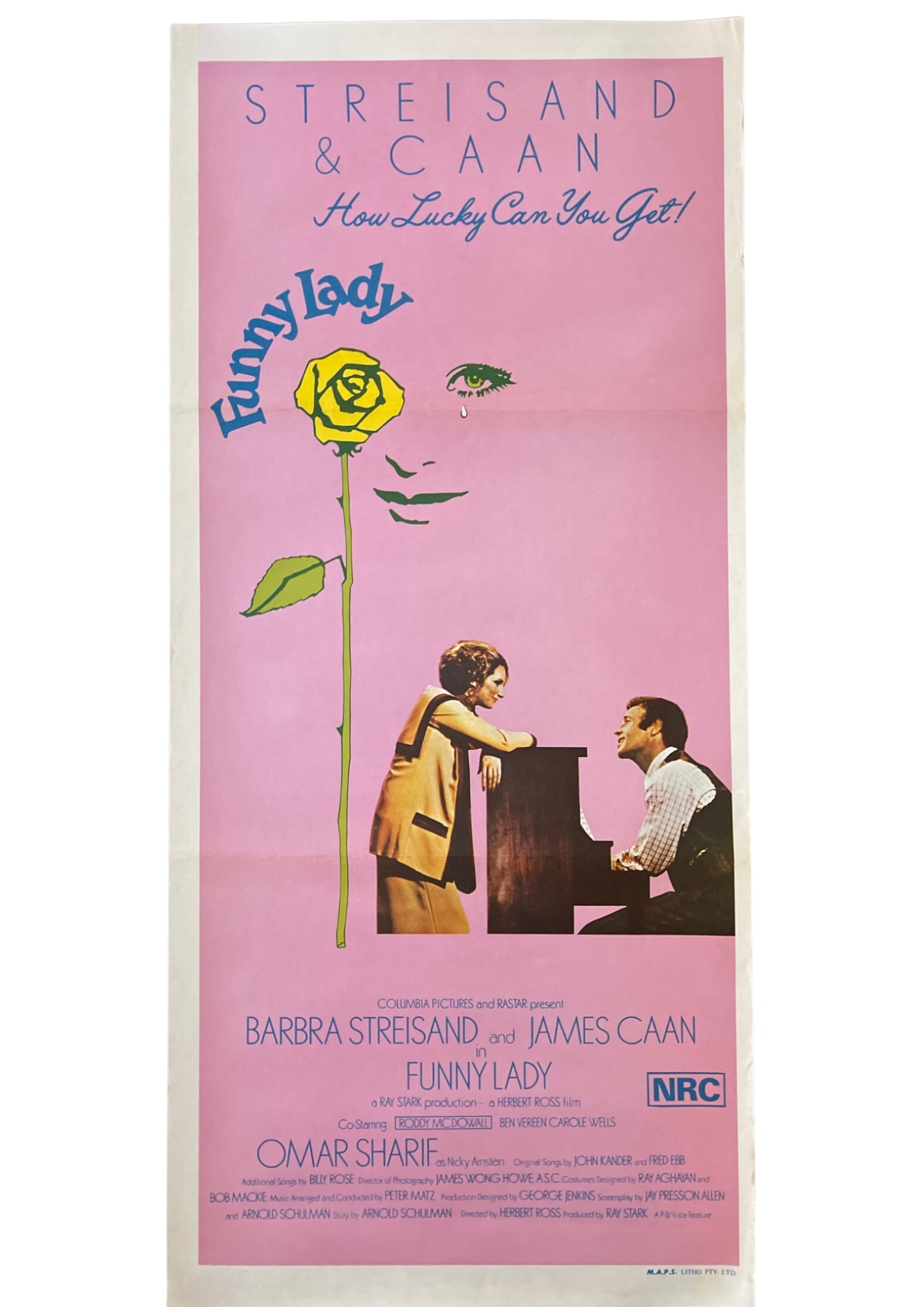 Funny Lady (1975) Barbara Streisand - Daybill