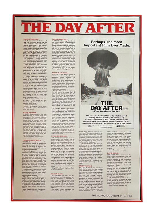 The Day After (1983) - One Sheet