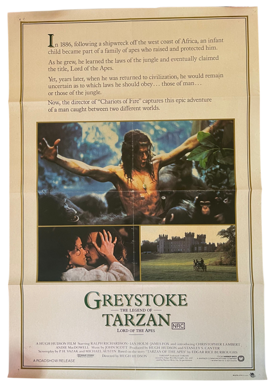 Greystoke: The Legend Of Tarzan, Lord of the Apes (1984) - One Sheet
