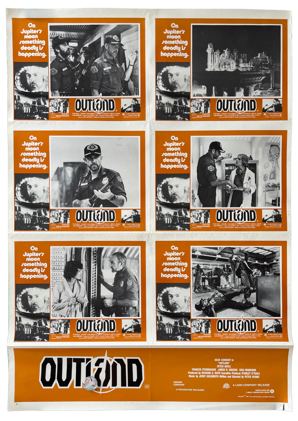 Outland (1981) - Lobby Card Sheet – Vintage Posters AU