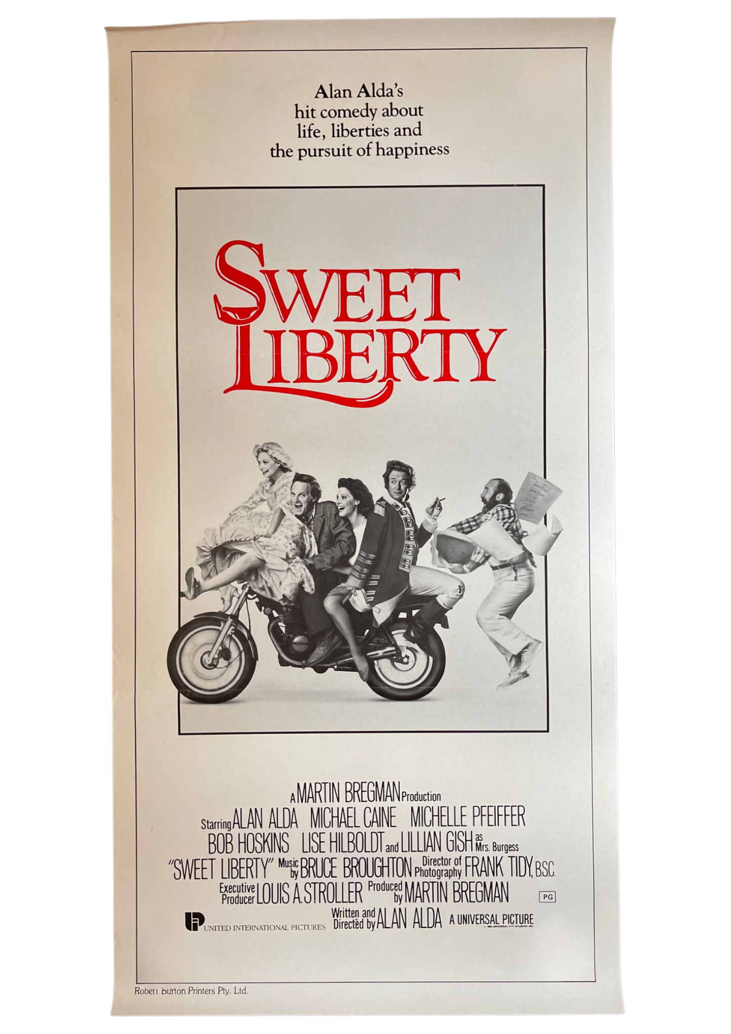 Sweet Liberty (1986) - Daybill